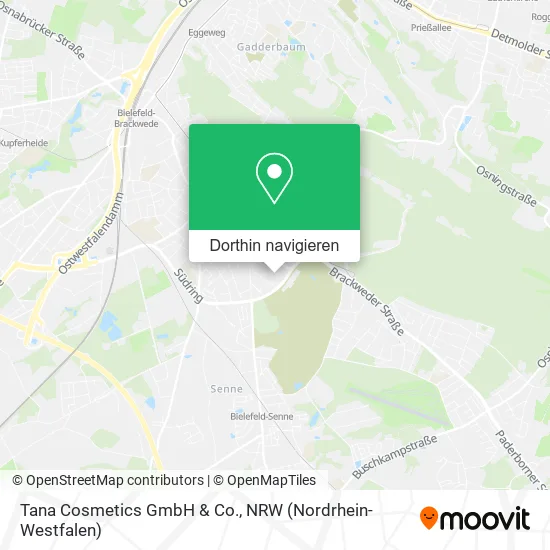 Tana Cosmetics GmbH & Co. Karte