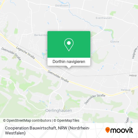 Cooperation Bauwirtschaft Karte