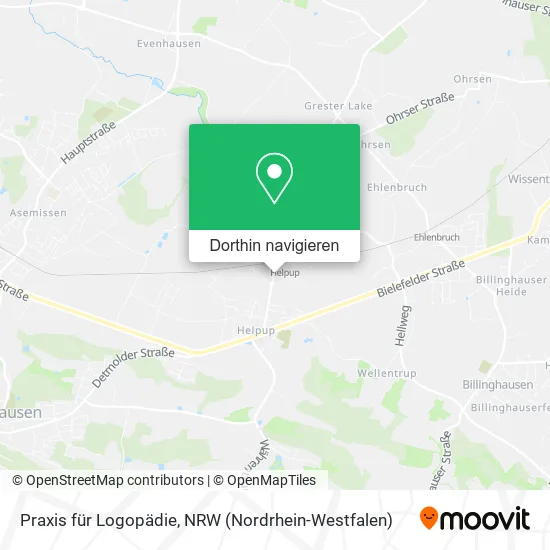 Praxis für Logopädie Karte