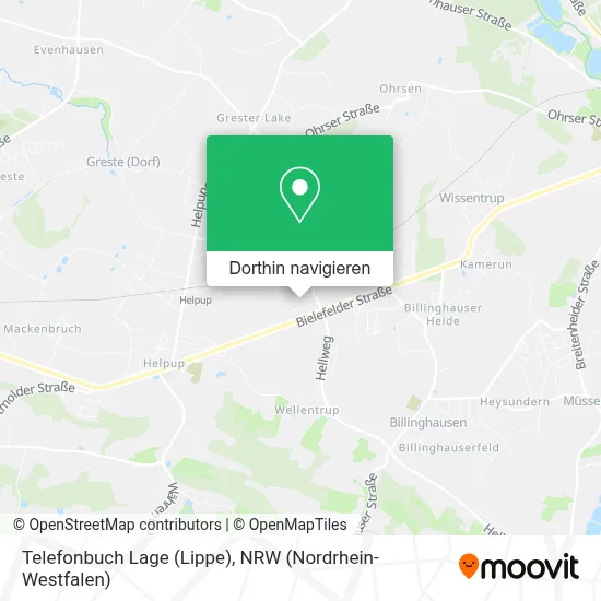 Telefonbuch Lage (Lippe) Karte