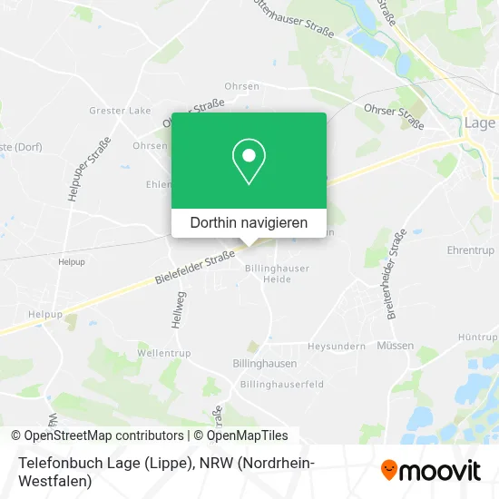 Telefonbuch Lage (Lippe) Karte