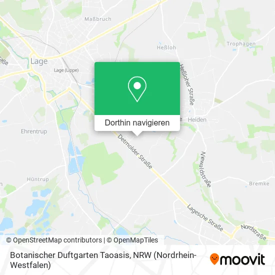 Botanischer Duftgarten Taoasis Karte