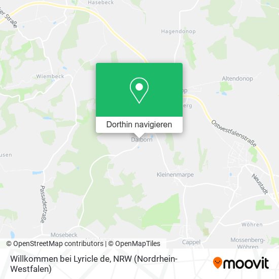 Willkommen bei Lyricle de Karte