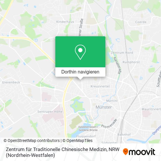 Zentrum für Traditionelle Chinesische Medizin Karte