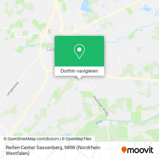 Reifen-Center Sassenberg Karte