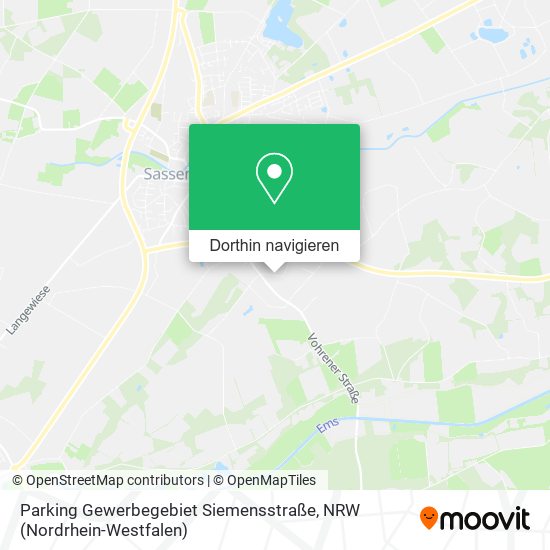 Parking Gewerbegebiet Siemensstraße Karte