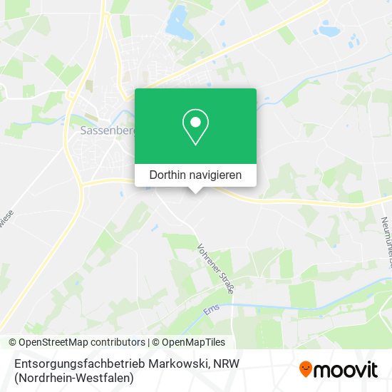 Entsorgungsfachbetrieb Markowski Karte