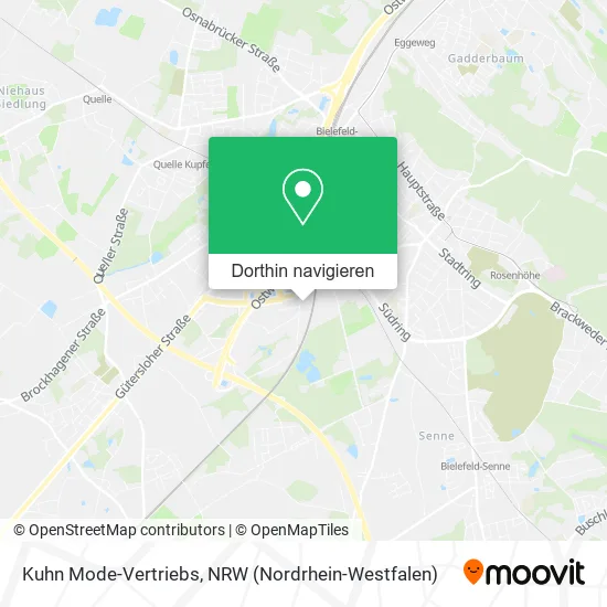 Kuhn Mode-Vertriebs Karte