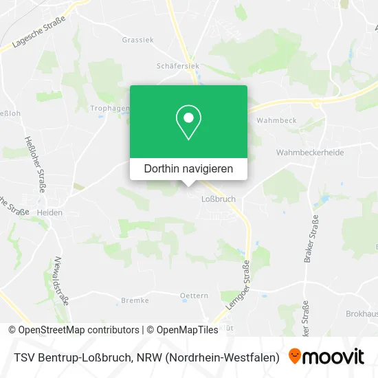 TSV Bentrup-Loßbruch Karte