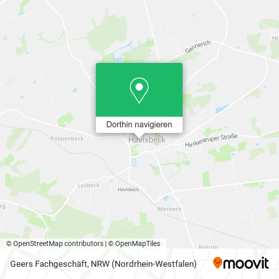 Geers Fachgeschäft Karte