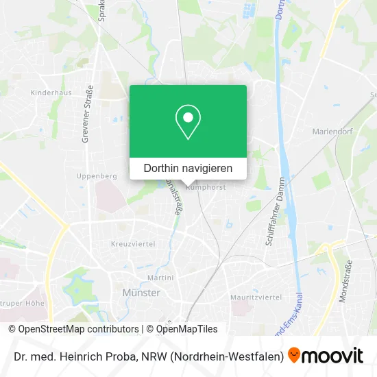 Dr. med. Heinrich Proba Karte