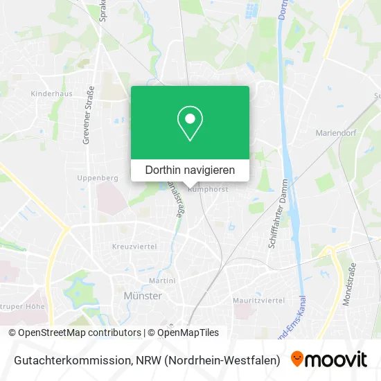 Gutachterkommission Karte