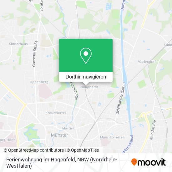 Ferienwohnung im Hagenfeld Karte