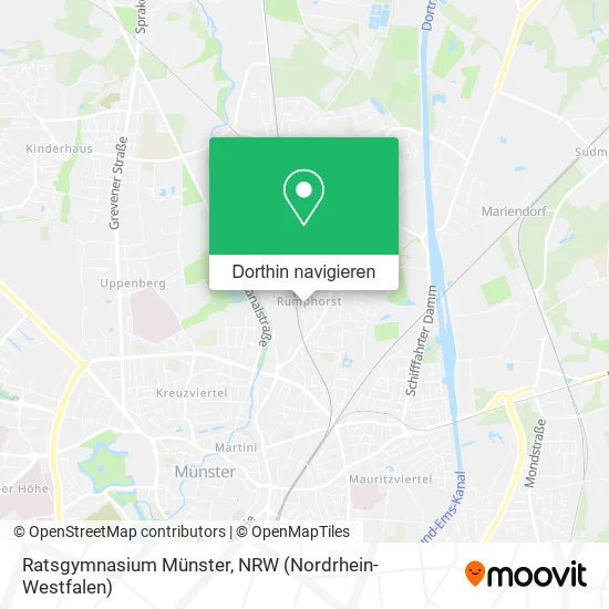 Ratsgymnasium Münster Karte