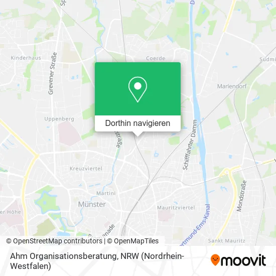 Ahm Organisationsberatung Karte