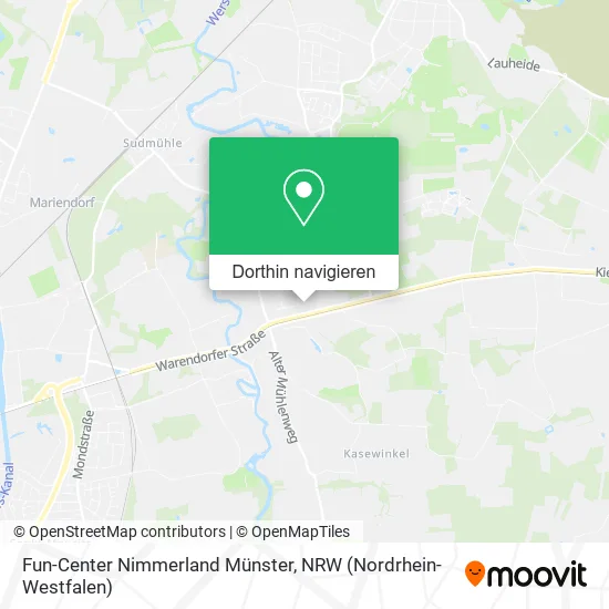 Fun-Center Nimmerland Münster Karte
