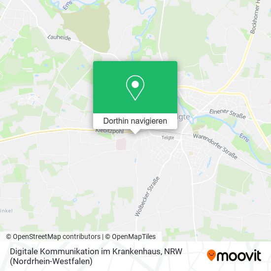 Digitale Kommunikation im Krankenhaus Karte