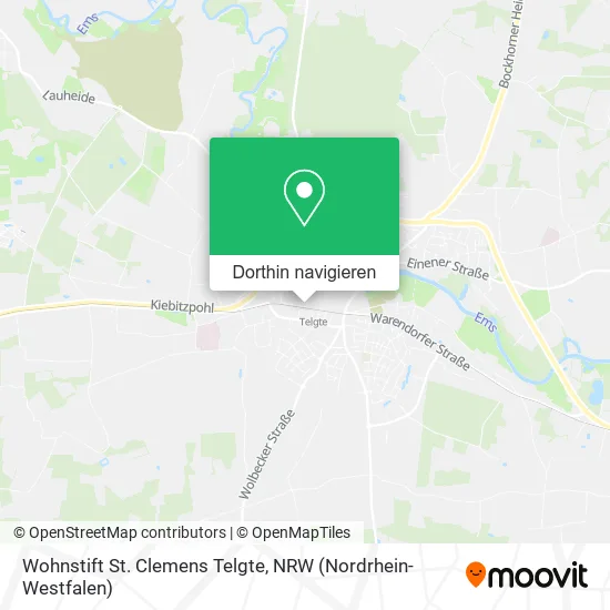 Wohnstift St. Clemens Telgte Karte