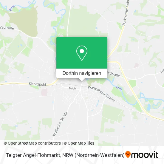 Telgter Angel-Flohmarkt Karte