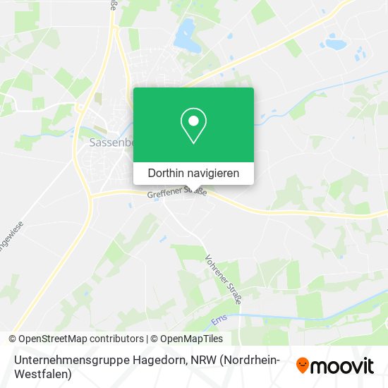 Unternehmensgruppe Hagedorn Karte