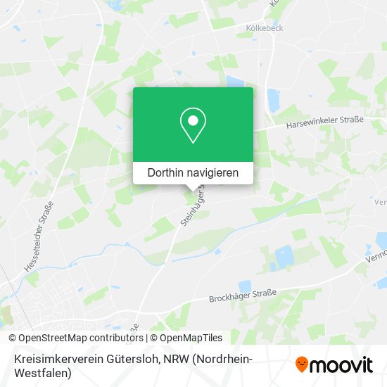 Kreisimkerverein Gütersloh Karte