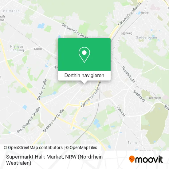 Supermarkt Halk Market Karte