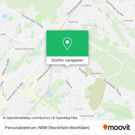 Personalzentrum Karte