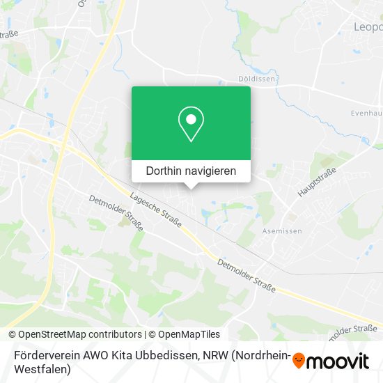 Förderverein AWO Kita Ubbedissen Karte