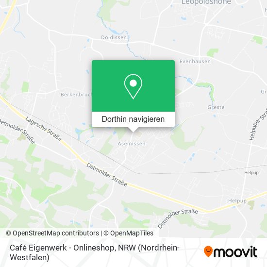 Café Eigenwerk - Onlineshop Karte