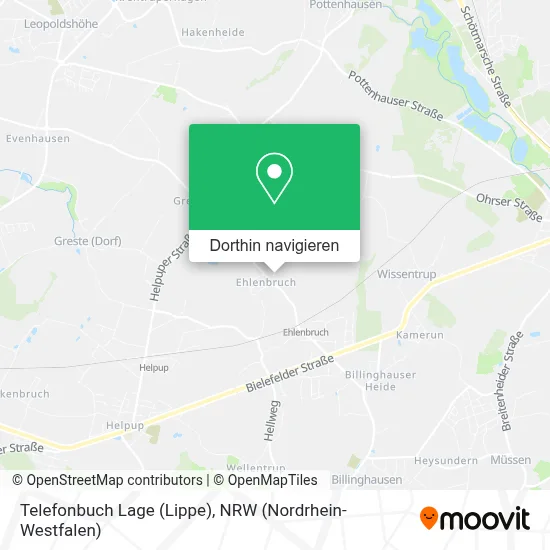 Telefonbuch Lage (Lippe) Karte