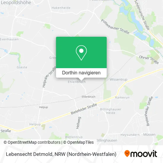 Lebensecht Detmold Karte