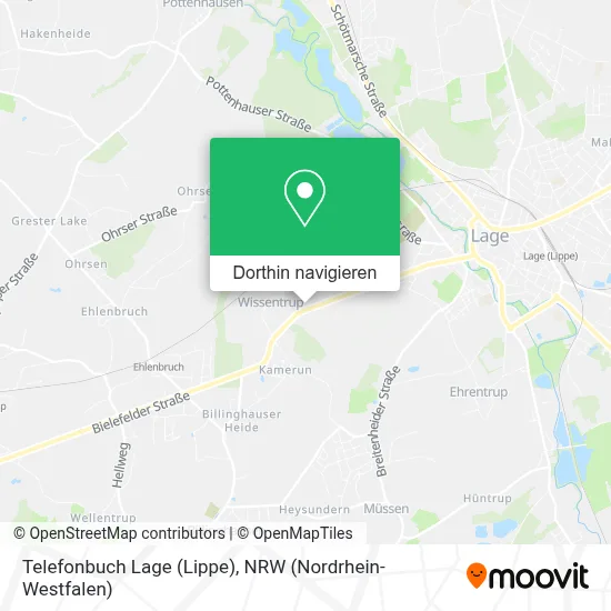 Telefonbuch Lage (Lippe) Karte