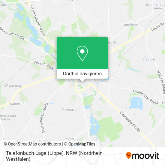 Telefonbuch Lage (Lippe) Karte