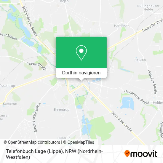 Telefonbuch Lage (Lippe) Karte