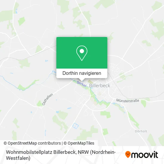 Wohnmobilstellplatz Billerbeck Karte
