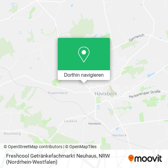 Freshcool Getränkefachmarkt Neuhaus Karte