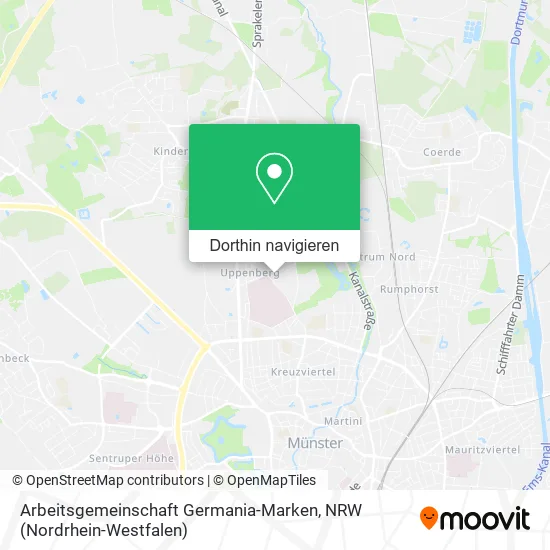 Arbeitsgemeinschaft Germania-Marken Karte