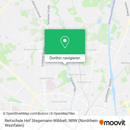 Reitschule Hof Stegemann-Wibbelt Karte