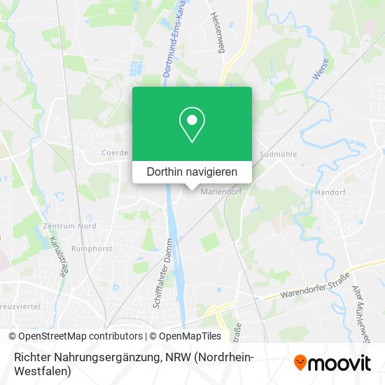 Richter Nahrungsergänzung Karte