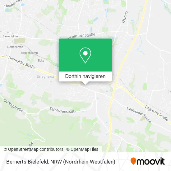 Bernerts Bielefeld Karte