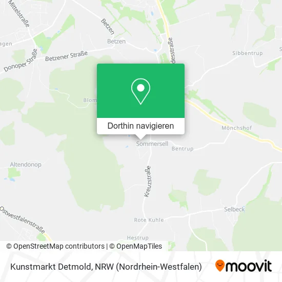 Kunstmarkt Detmold Karte