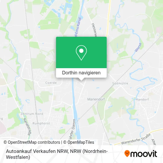 Autoankauf Verkaufen NRW Karte