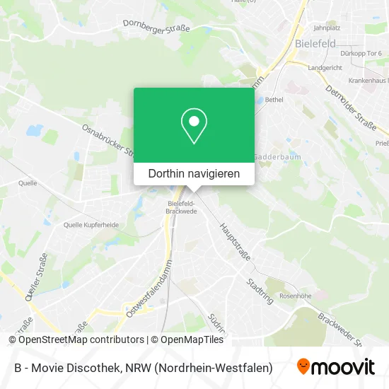 B - Movie Discothek Karte