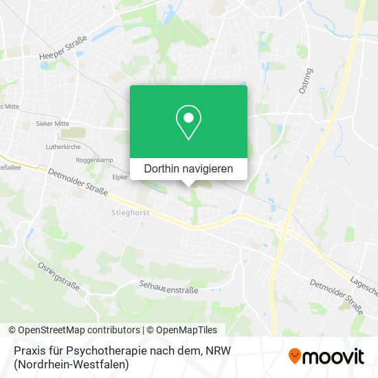 Praxis für Psychotherapie nach dem Karte