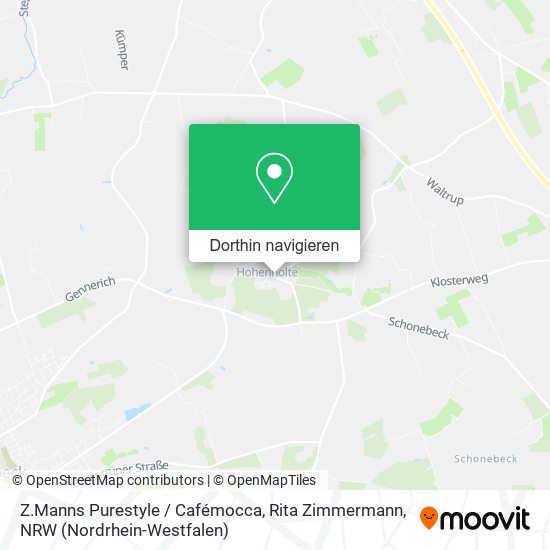 Z.Manns Purestyle / Cafémocca, Rita Zimmermann Karte