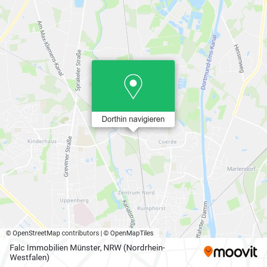 Falc Immobilien Münster Karte