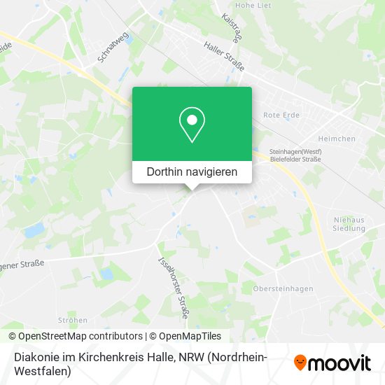Diakonie im Kirchenkreis Halle Karte