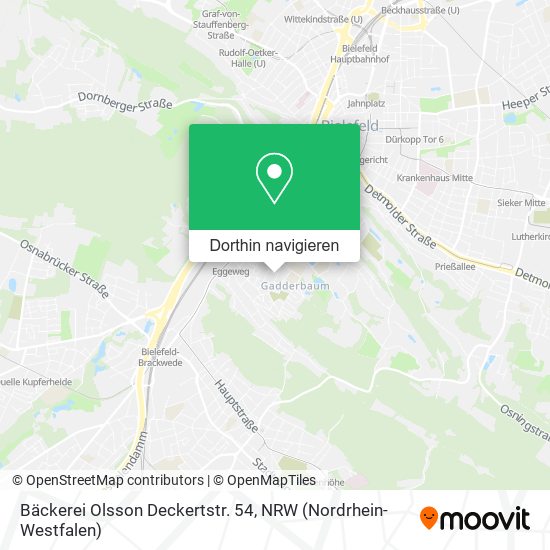 Bäckerei Olsson Deckertstr. 54 Karte