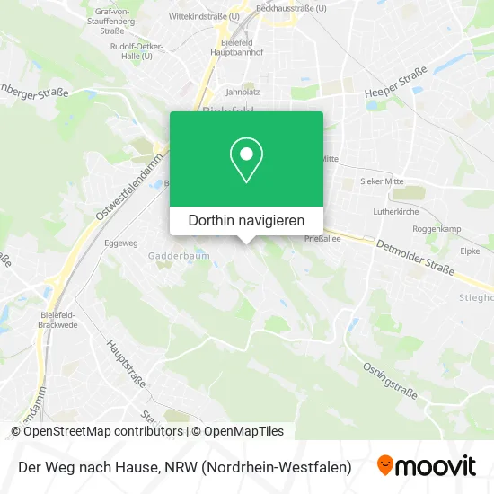 Der Weg nach Hause Karte