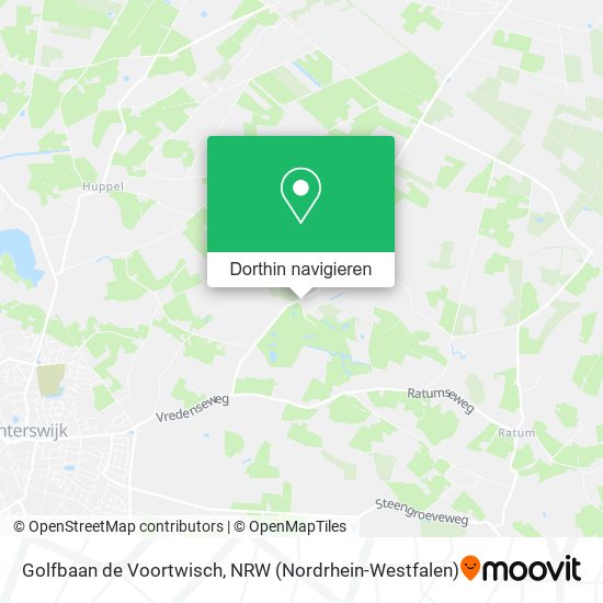 Golfbaan de Voortwisch Karte